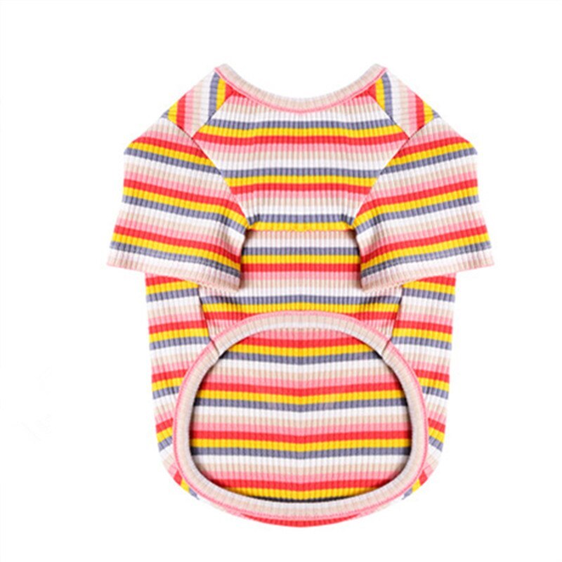 Summer Thin Cotton Breathable Striped T-shirt