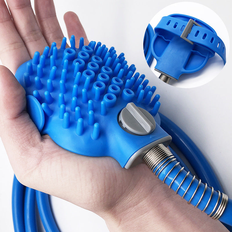 Dog Indoor/Outdoor Shower Bath Brush Cleaning Supplies