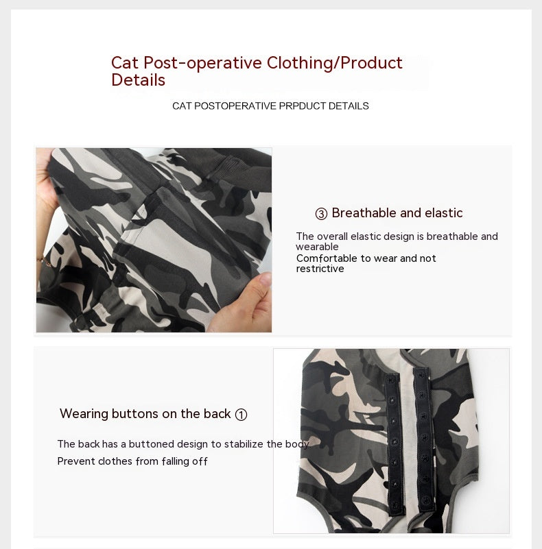 Camouflage Cat Vest
