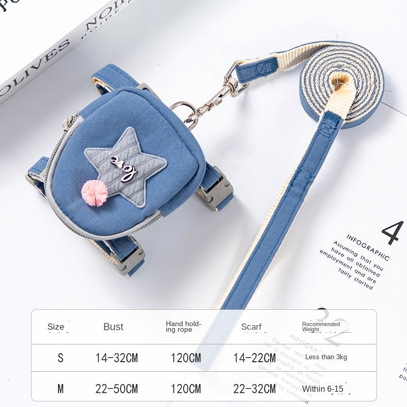 Dog Backpack Harness with Leash