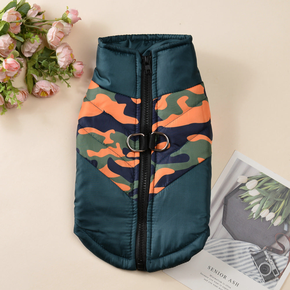 Windproof Dog Cotton-padded Coat
