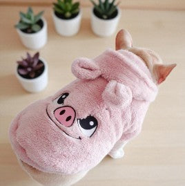 Pet Cartoon Hooded Apparel