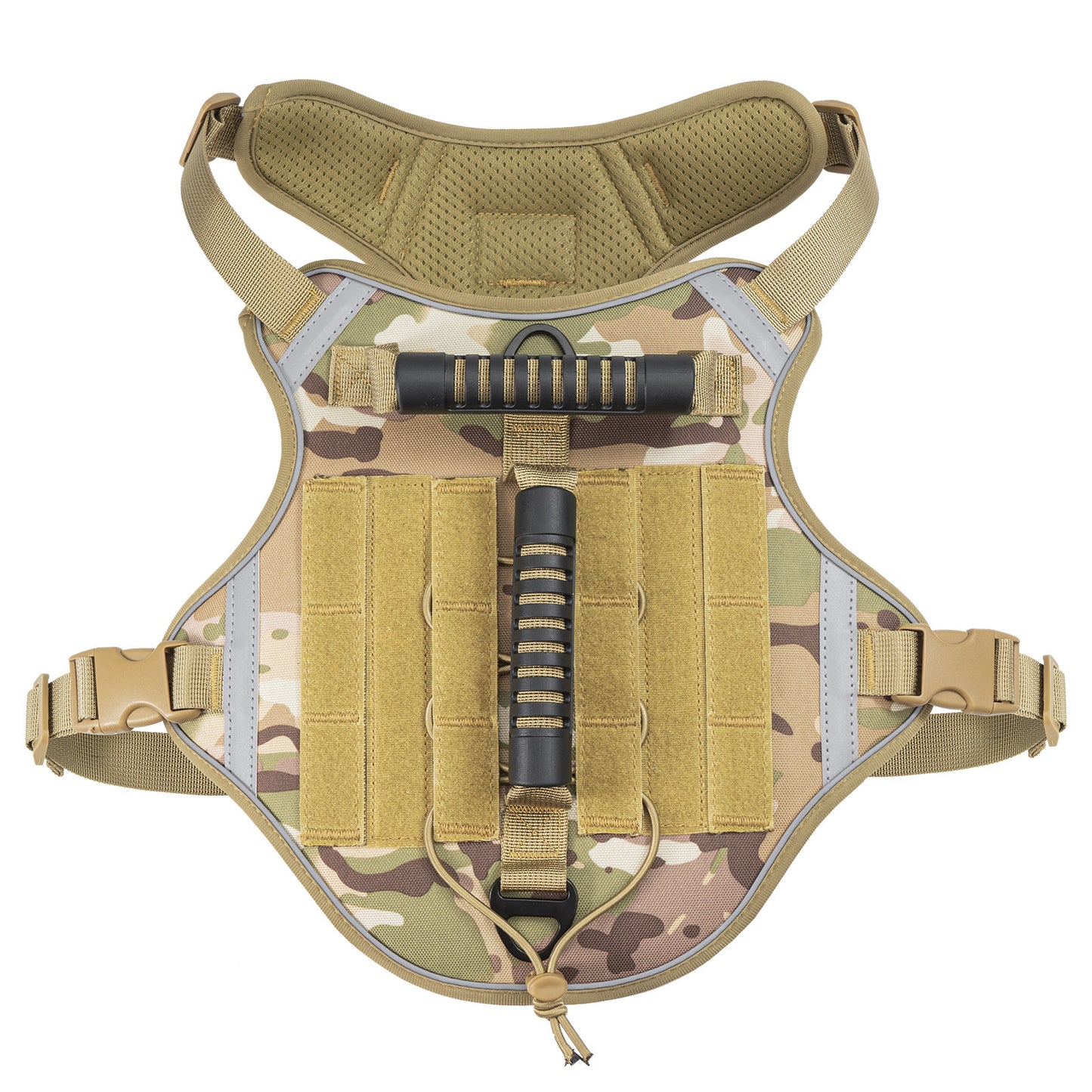 Tactical Chest Back Hand Holding Rope Breathable Reflective Vest