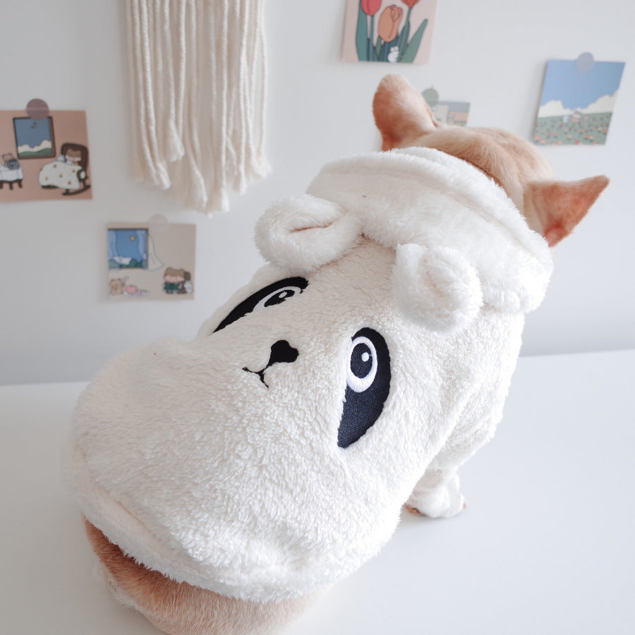 Pet Cartoon Hooded Apparel