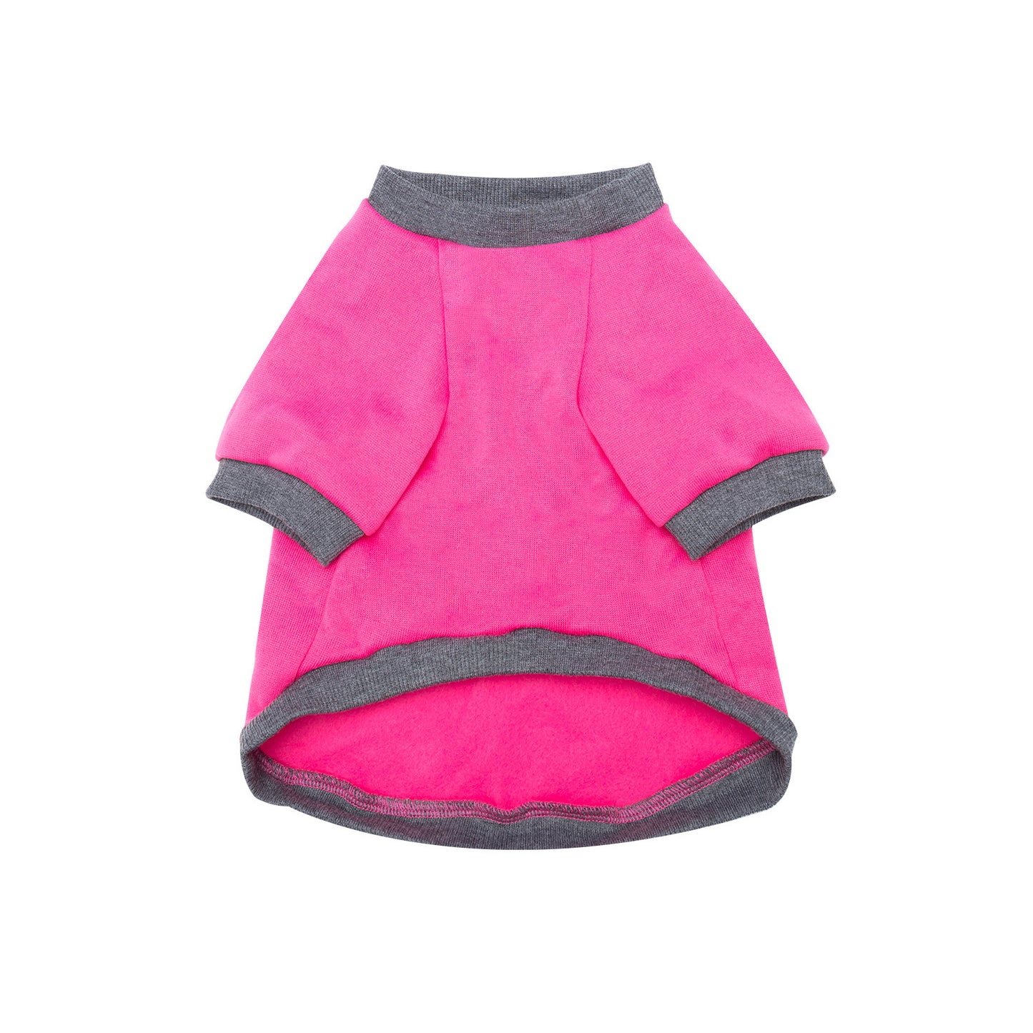 Pet Clothes Fleece-lined Thickened Solid Color