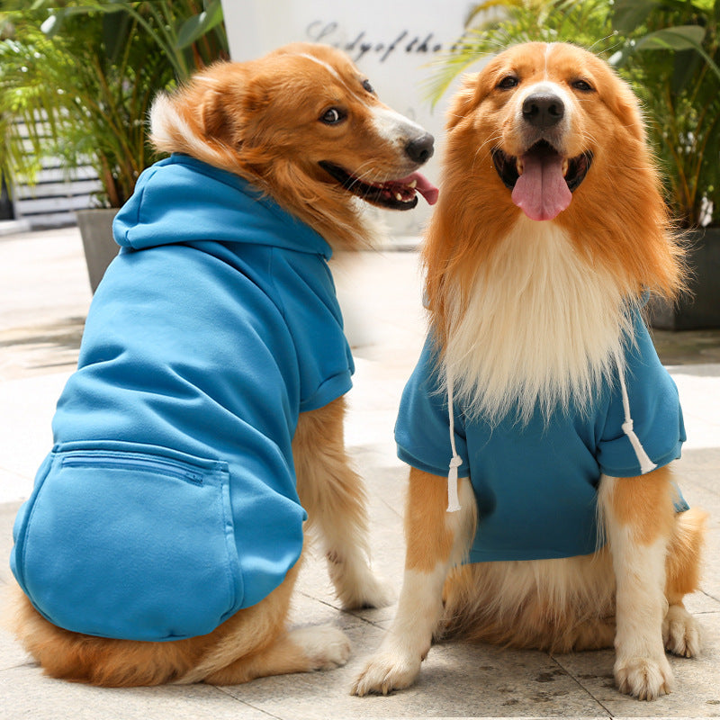 Fashion Dog Zipper Pocket Sweater