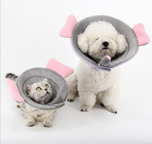 Dog Cone Collar for Small Medium Large Dogs for After Surgery, Pet Inflatable Neck Donut Collar Soft Protective Recovery Cone