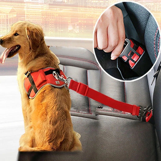 Adjustable Dogs & Cats Car Seat Belt