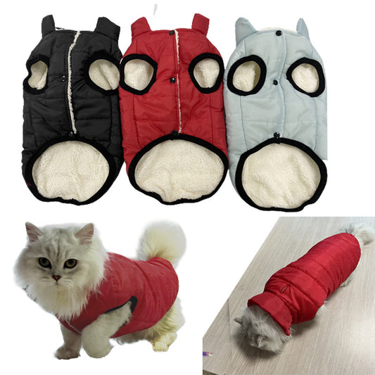 Winter Cat Fleece-lined Windproof Vest