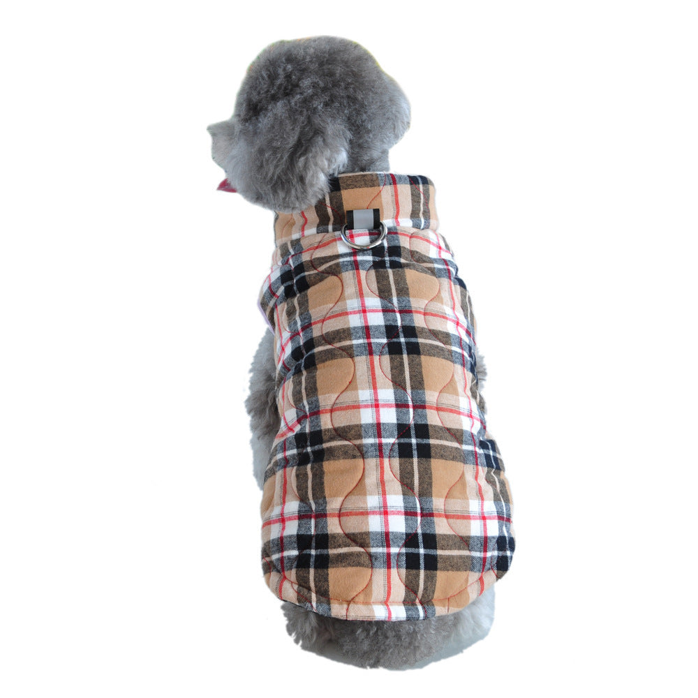 Winter Heavy Cotton Zipper Down Dog Jacket