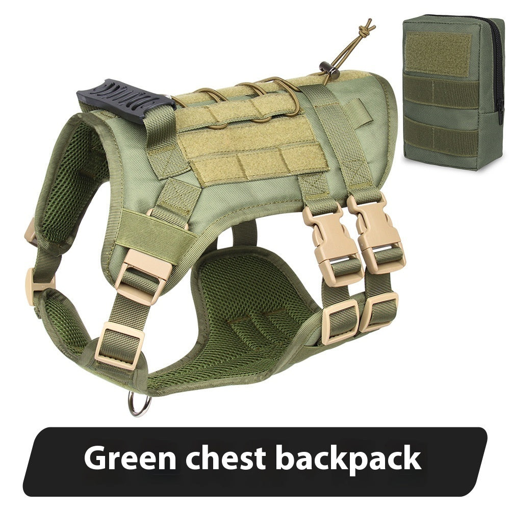 Tactical Chest And Back Dog Vest