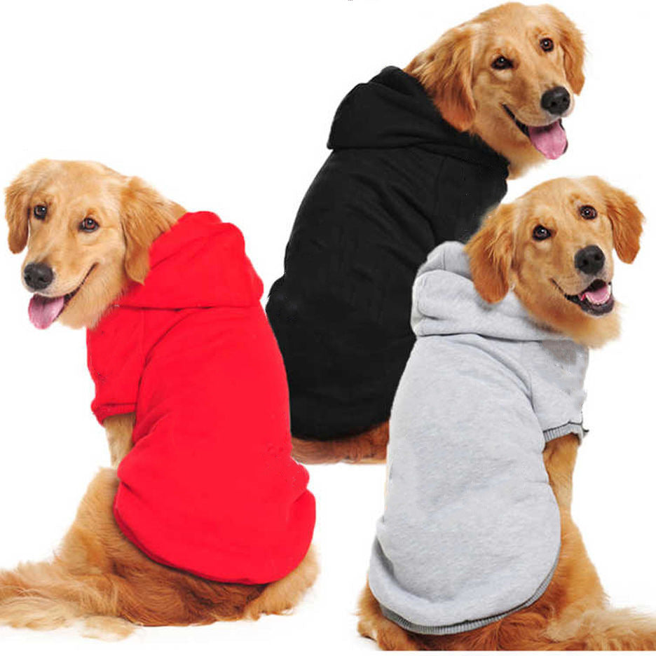 Solid Color Dog Hoodie