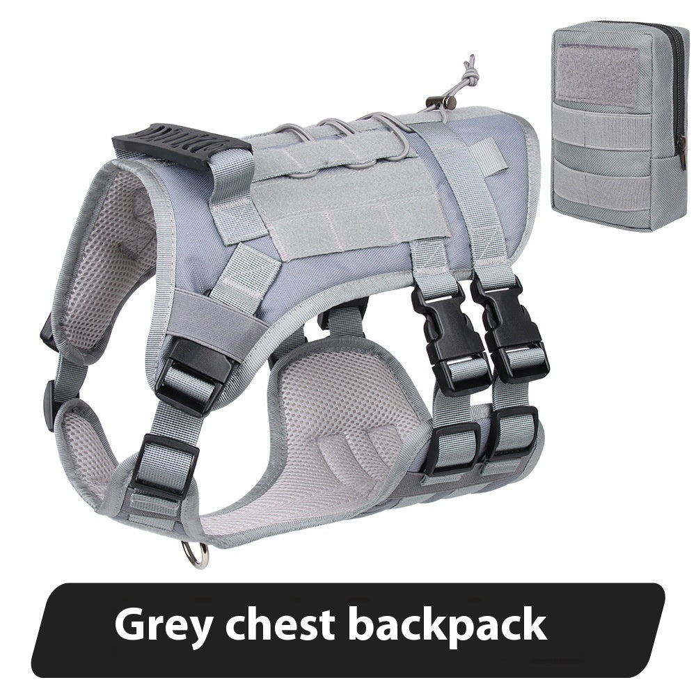 Tactical Chest And Back Dog Vest