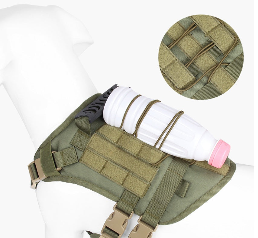 Tactical Chest And Back Dog Vest