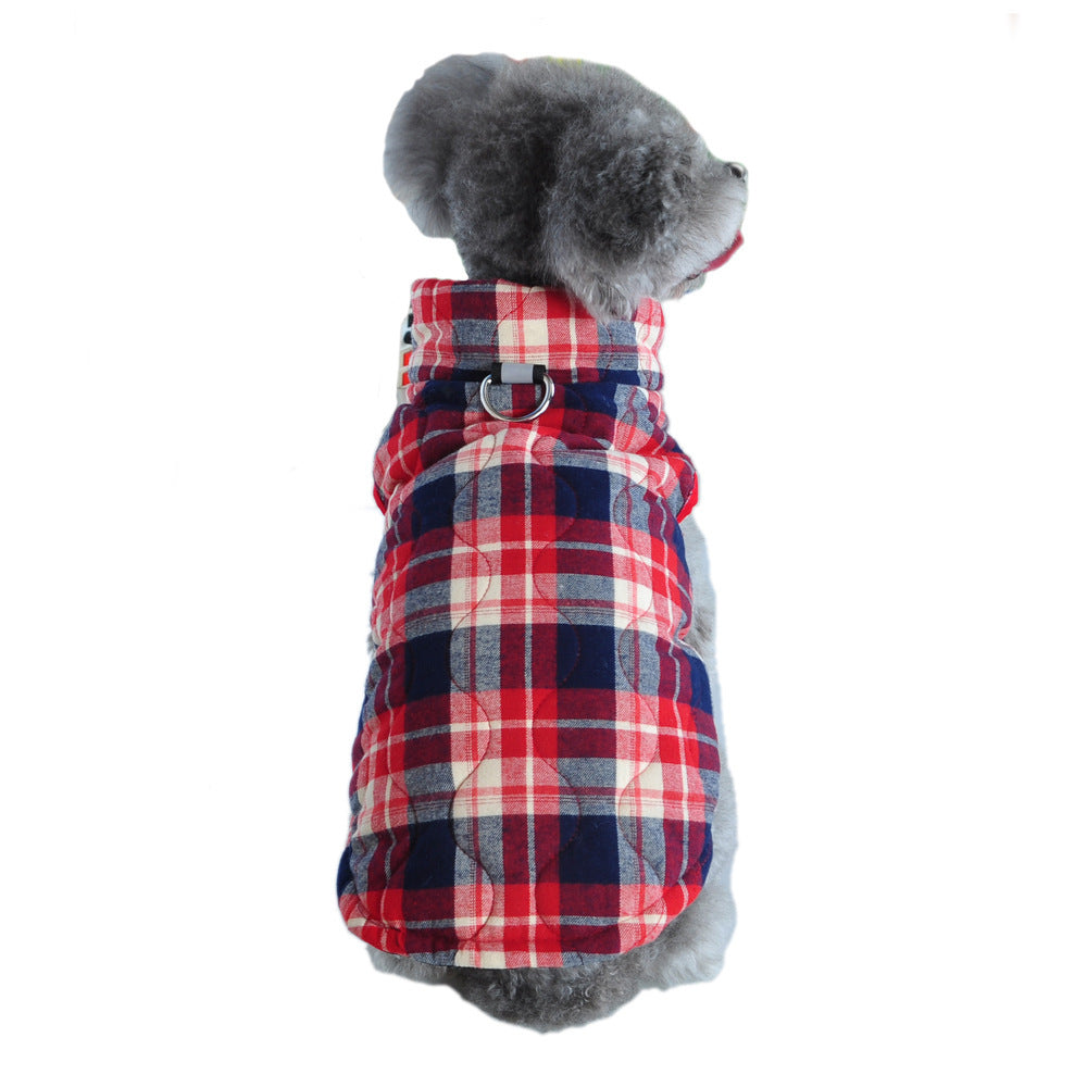 Winter Heavy Cotton Zipper Down Dog Jacket