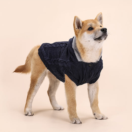 Small And Medium Dog Wool Plus Sweater