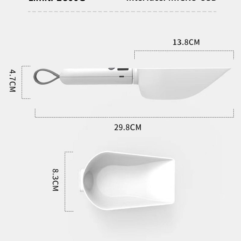 Pet Food Spoon With Scale Measurement