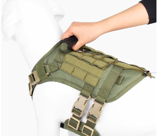 Tactical Chest And Back Dog Vest