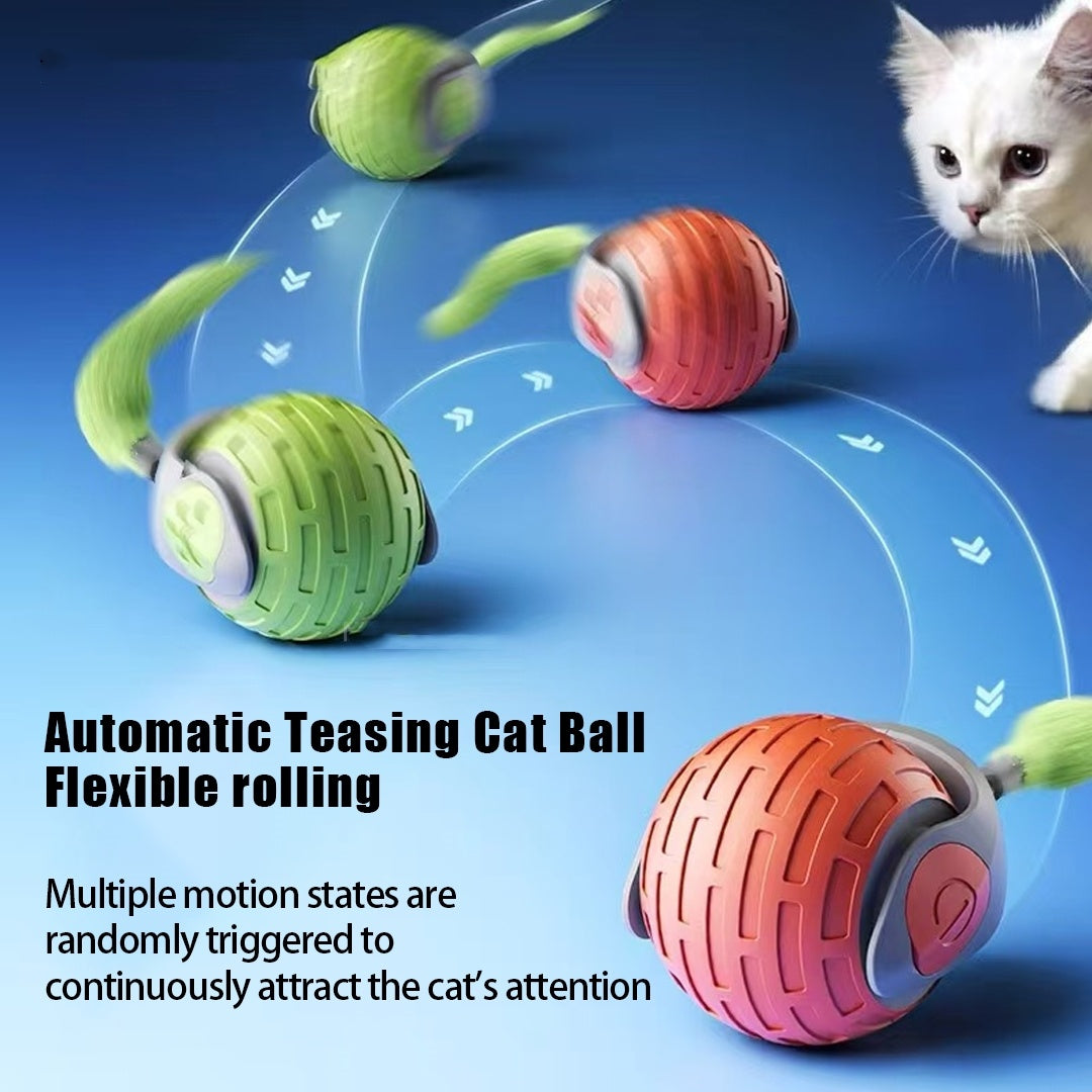 Interactive Auto Electric Rolling Cat Toy Ball