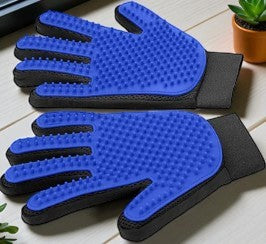 Pet Grooming Gloves For Gentle Shedding Efficient Pets Hair Remover