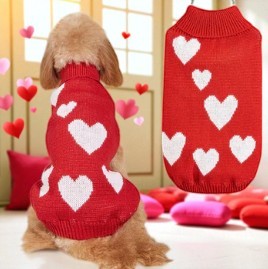 Dog Hearts Knitted Sweater