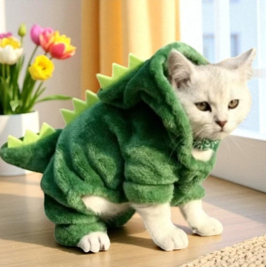 Tyrannosaurus Rex Hooded Pet Costume