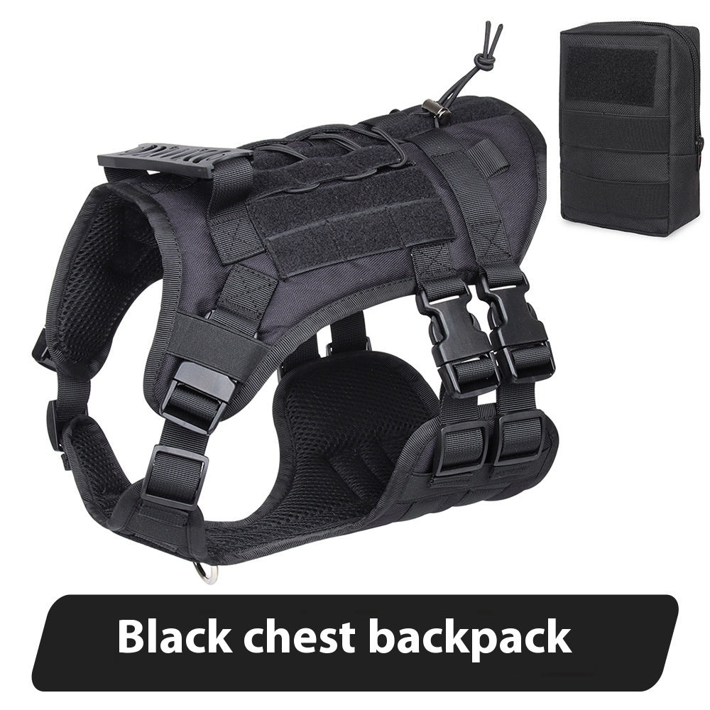 Tactical Chest And Back Dog Vest