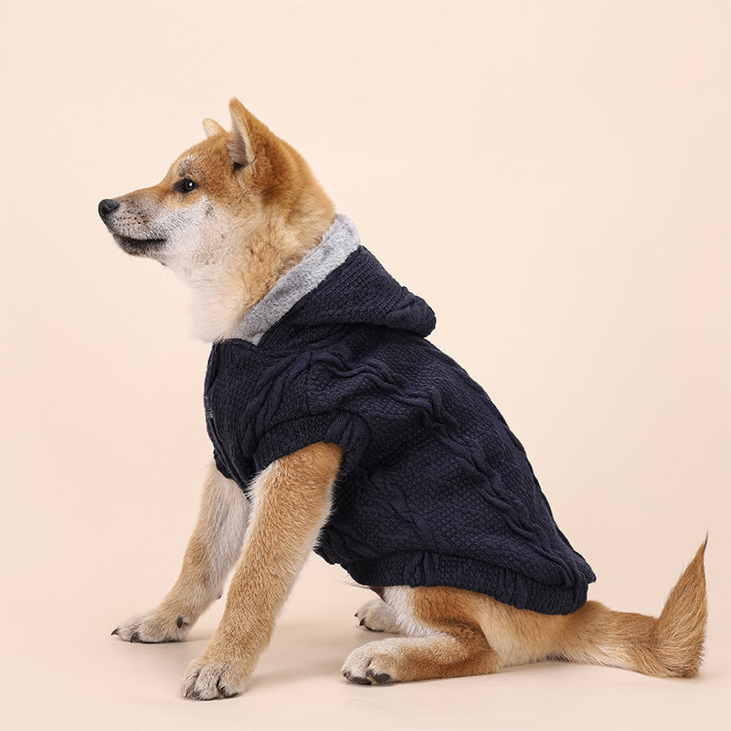 Small And Medium Dog Wool Plus Sweater